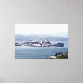Alcatraz Island van de Bayside Front Canvas Art Afdruk