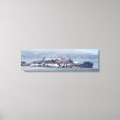 Alcatraz Island van het Bayside Panoramic Canvas Afdruk (Voorkant)