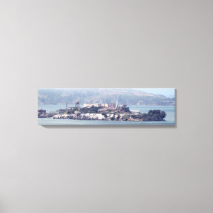 Alcatraz Island van het Bayside Panoramic Canvas Afdruk