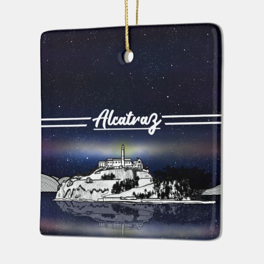 Alcatraz Keramisch Ornament (Links)