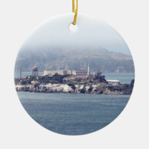 Alcatraz Keramisch Ornament
