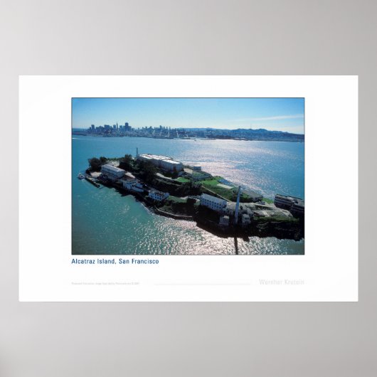 Alcatraz met City Poster (Voorkant)