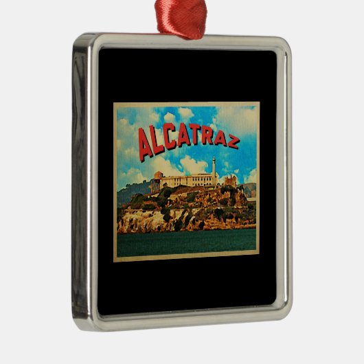 Alcatraz Metalen Ornament (Rechts)