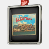 Alcatraz Metalen Ornament (Links)