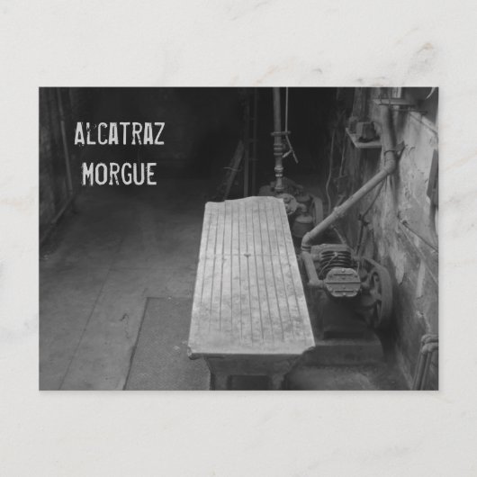 Alcatraz Morgue Briefkaart (Voorkant)