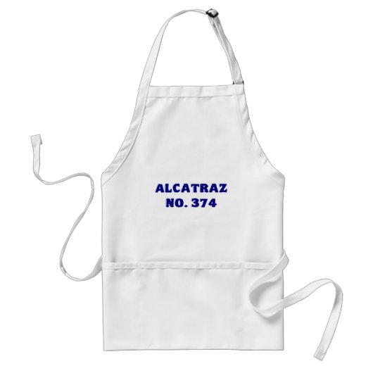 Alcatraz nr. 374 standaard schort (Voorkant)