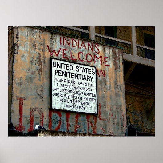 ALCATRAZ OPGEZET POSTER (Voorkant)