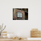 ALCATRAZ OPGEZET POSTER (Keuken)