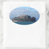 Alcatraz Ovale Sticker (Tas)