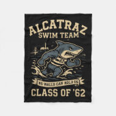 Alcatraz Penitentiary Swim Team Fleece Deken (Voorkant)