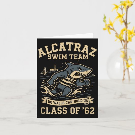 Alcatraz Penitentiary Swim Team  Kaart (Gele Bloem)