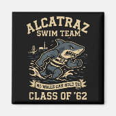 Alcatraz Penitentiary Swim Team  Magneet (Voorkant)