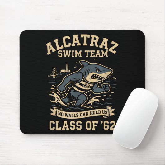 Alcatraz Penitentiary Swim Team  Muismat (Met muis)