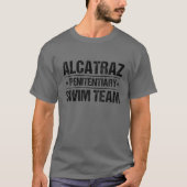 Alcatraz Penitentiary Swim Team T-shirt (Voorkant)