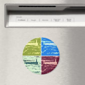 Alcatraz Pop kunstmagneet Magneet (Insitu (Vaatwasser))