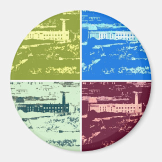 Alcatraz Pop kunstmagneet Magneet