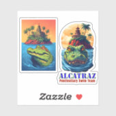 Alcatraz Prison Sticker – Vintage Jail Decal (Vel)