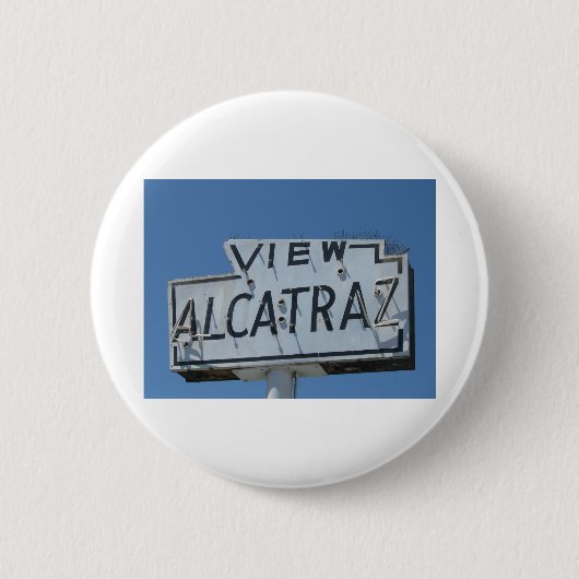 Alcatraz Ronde Button 5,7 Cm (Voorkant)