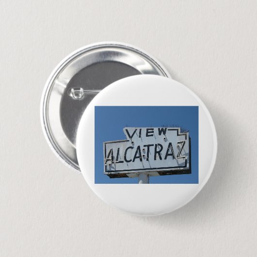 Alcatraz Ronde Button 5,7 Cm (Voorkant /achterkant)