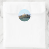 Alcatraz Ronde Sticker (Tas)