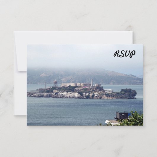 Alcatraz RSVP Kaartje (Voorkant)