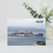 Alcatraz RSVP Kaartje (Staand voorkant)