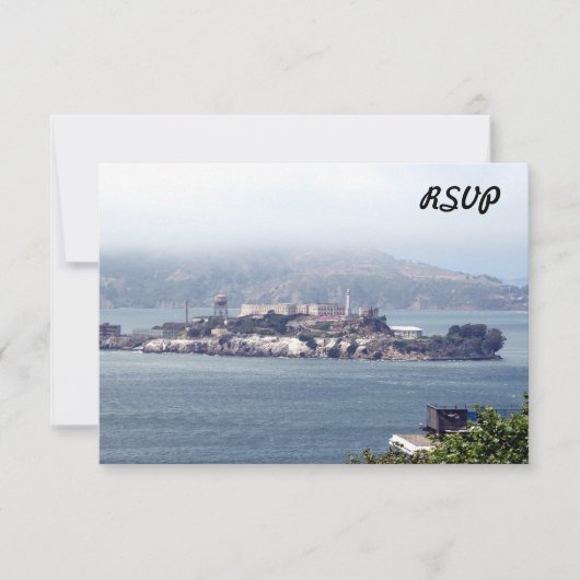 Alcatraz RSVP Kaartje (Voorkant)