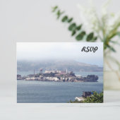 Alcatraz RSVP Kaartje (Staand voorkant)