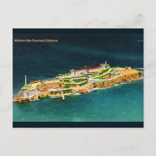 Alcatraz San Francisco ansichtkaart Briefkaart (Voorkant)