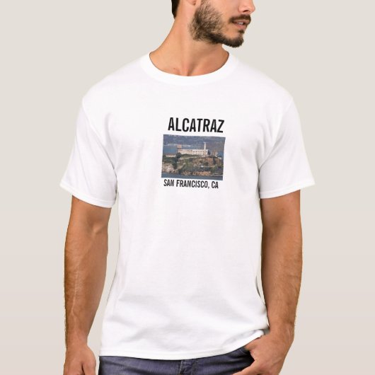 ALCATRAZ, SAN FRANCISCO, CA T-SHIRT (Voorkant)