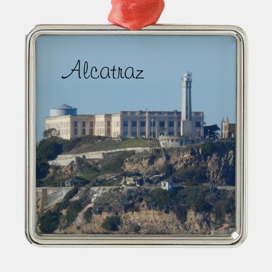 Alcatraz- San Francisco Metalen Ornament (Voorkant)