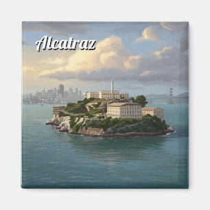 Alcatraz San Francisco Reizen Magneet