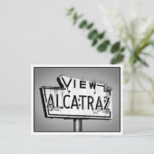 Alcatraz Sign Briefkaart (Staand voorkant)