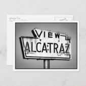 Alcatraz Sign Briefkaart (Voorkant / Achterkant)