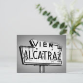 Alcatraz Sign Briefkaart (Staand voorkant)