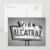Alcatraz Sign Briefkaart (Voorkant / Achterkant)