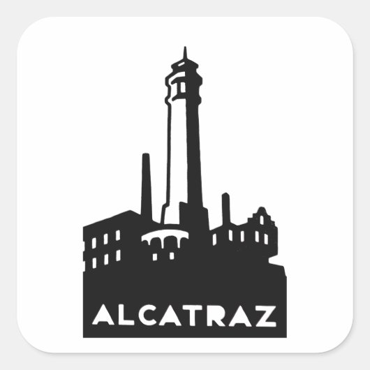Alcatraz Stickers (Voorkant)