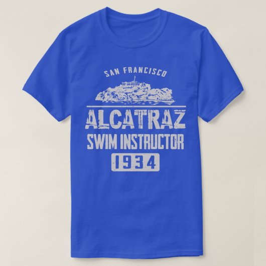 Alcatraz Swim Instructor 1934 T-shirt (Design voorkant)