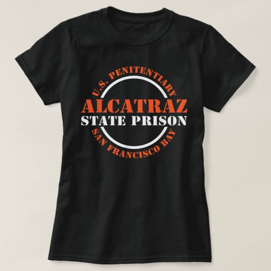 Alcatraz Symbolhirt gevangenisgevangene in de VS T-shirt (Design voorkant)