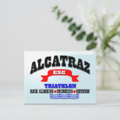 Alcatraz Triathlon Briefkaart (Staand voorkant)