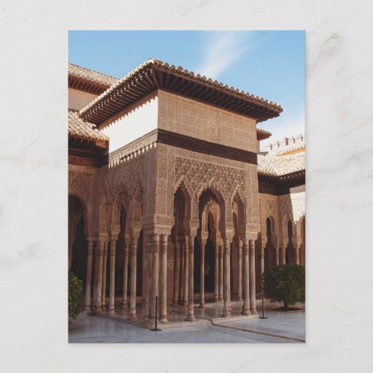Alcazada in Alhambra Granada Spanje Briefkaart (Voorkant)