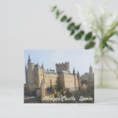 Alcazar Castle of Segovia Briefkaart (Staand voorkant)