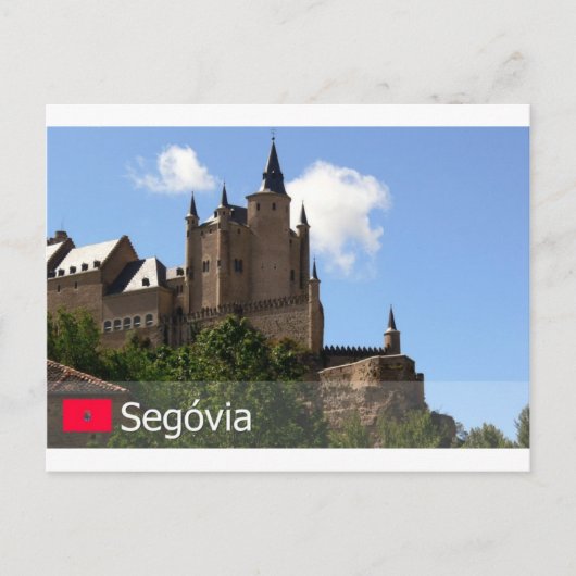 Alcazar de Segóvia, Espanha Briefkaart (Voorkant)