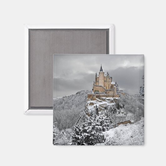 Alcazar de Segovia, Spanje Magneet (Voorkant / Achterkant)