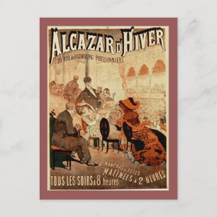 Alcazar d'hiver Paris Cafe Briefkaart