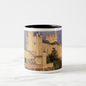 Alcazar en kathedraal, Segovia, Castilla León Tweekleurige Koffiemok (Center)