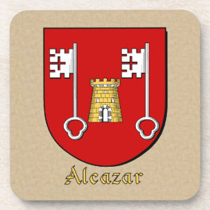 Alcazar Family Shield Bier Onderzetter