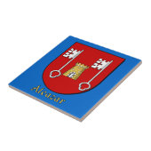 Alcazar Family Shield Tegeltje (Zijkant)