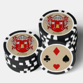 Alcazar Heraldic Arms Pokerchips (Opstapeling)