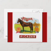 Alcazar, het racepaard briefkaart (Voorkant / Achterkant)
